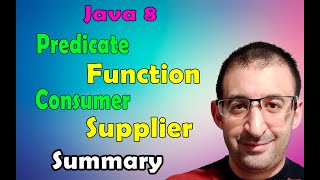 39- Java 8 Tutorial - Difference between Predicate, Function, Consumer and Supplier