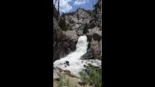 Boulder Falls, Colorado RAW VIDEO STUNNING Waterfall