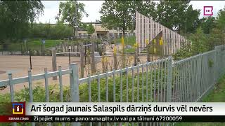 Arī šogad jaunais Salaspils dārziņš durvis vēl nevērs