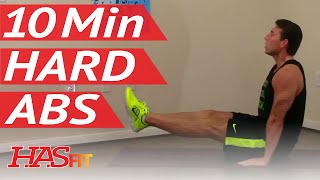 10 Min Demolition Abs Workout - HASfit Extreme Abdominal Exercises - Hard Ab Workouts - Advanced Ab