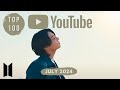 [TOP 100] MOST VIEWED BTS MVS ON YOUTUBE | July 2024