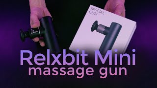 Relax with me with the Relxbit Mini Massage Gun 💆‍♂️ | Soft Talking, ASMR (8K)