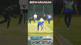 Action replay 💪 BISWARANJAN SAHOO 🏏: #umpirebabul #cricketreels #trendingreels #viralreels #icc