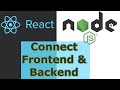 How to Connect React Frontend to Express Backend (Client & Server tutorial)