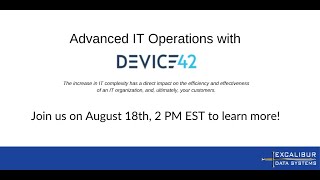 Advanced IT Operations with Device42