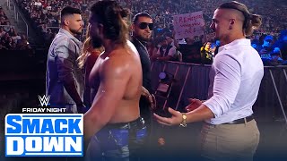 Andrade snubs Santos Escobar after match vs. Apollo Crews on SmackDown | WWE on FOX