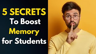 5 Brain Exercises To Boost Memory for Students | Study Tips and Tricks #studymotivation