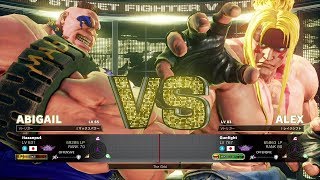 Itazan (Abigail) vs Gunfight (Alex)：板ザン（アビゲイル）vs ガンファイト（アレックス）