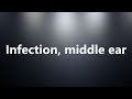 Infection, middle ear - Medical Meaning and Pronunciation