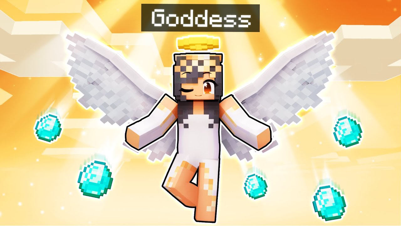 Playing As A GODDESS In Minecraft! - YouTube