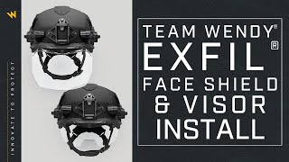 How to Install EXFIL Face Shield and Visor