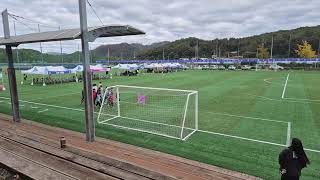 2024년 10월 20일 제9회 국토정중앙배 전국유소년 드림풋볼 스토브리그 예산FC  1 VS 2  천안메이져 전반전  (고학년)