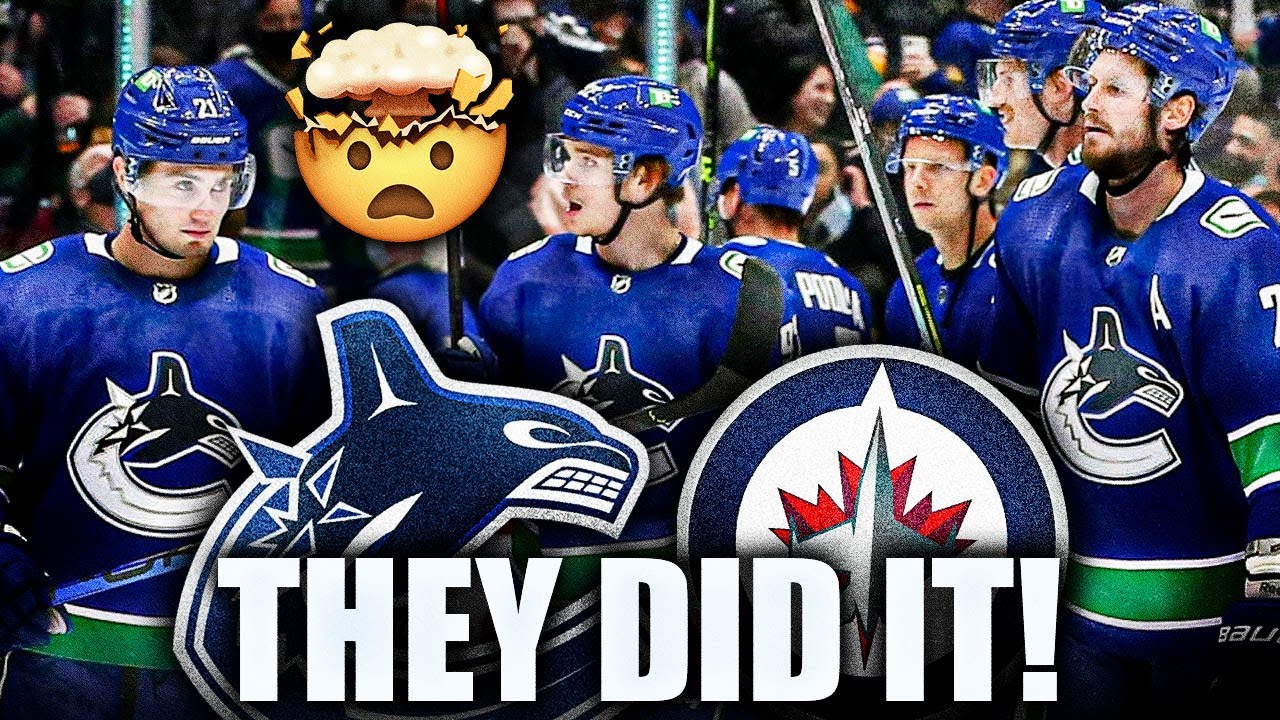 IS THIS REAL LIFE?!? VANCOUVER CANUCKS WIN A GAME VS WINNIPEG JETS (Re ...