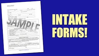 Six Client Intake Forms Mental Health Counselors Need for Intake Assessments