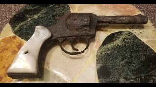 How to eliminate rust with Electrolysis on a gun I found: PART 2