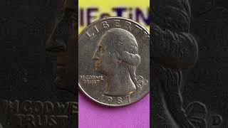 #DreamTrackAI 1987 D WASHINGTON QUARTER (OBVERSE AND REVERSE)