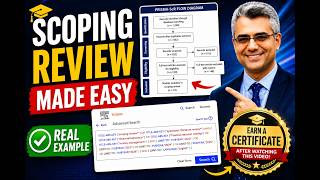 🎓 Scoping Review Made EASY | Real Example Workshop ✅