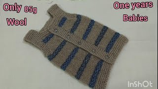 one years Baby's enner/jacket Bilkul step by step in very easy ways #831*#22.