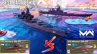 Modern Warships USS Montana Vs USS Missouri!