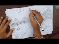 how to draw scenery of light and shadow by pencil sketch