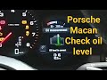 Porsche Macan 2.0L turbo - Checking oil level & other levels in engine bay by EMD PORSCHE