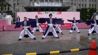 京炎そでふれ！輝京 京都さくらよさこい2015　京都市役所前