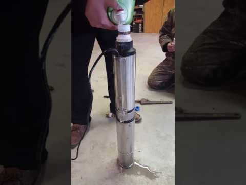 How to check a submersible well pump check valve! How to check a submersible well pump check valve!