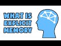 What is Explicit Memory | Explained in 2 min