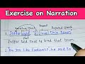 Exercise on Narration | Direct VS Indirect Speech | Vocabulary | Linguistics @Lingua.Franca1