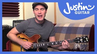 Basic Jazz Rhythm Guitar - Guitar Lesson - JustinGuitar [JA-002]