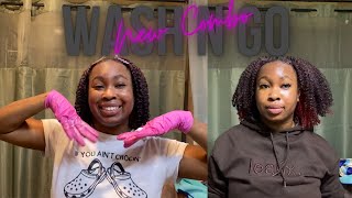 NEW WASH N GO COMBO| pattern + briogeo + hooded dryer = ...