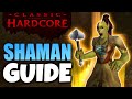 Solo Self-Found Shaman Leveling Guide 1-60 in Hardcore Classic WoW
