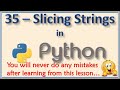 35 Slicing Strings in Python