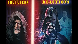 EMOTIONAL REACTS | Youtubers REACT to STAR WARS - Darth Vader death scene and Palpatine's execution
