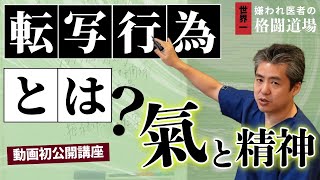 【氣と精神】第13回は転写行為とは？転写行為とは、例えば父母や夫婦関係で拒絶していたものと同じようなことをしてしまう精神性♪幼少期の深層心理から封印してしまう行為。まず自身の転写行為を自覚する♪