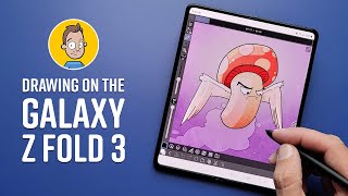 Drawing on the Samsung Galaxy Z Fold 3 Review