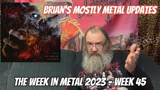 The Week in Metal - Week 46 - 7 Recommendations This Week - Good Stuff! Black/Thrash/Death/Speed+