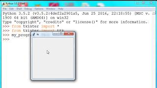 Python 3 and Tkinter GUIs - Part 1
