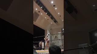 #新潟プロレス 岡優里佳　ブレーンバスター