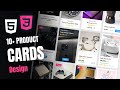 Stylish Product Cards Collection | HTML, CSS, JS