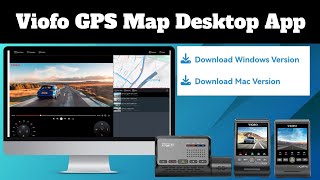 Viofo Dash Camera GPS Map information on a desktop computer