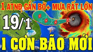 Tin bão Mới Nhất | Dự báo thời tiết hôm nay ngày mai 19/1/2025 | dự báo thời tiết 3 ngày tới