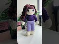 my 1st crochet doll shorts