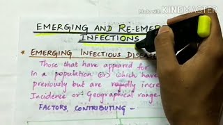 Emerging and Re-emerging infections | Applied microbiology | Handwritten notes