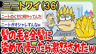 【2ch面白いスレ】髪ピンクにして帰ったら「無職のくせに」って親にバカにされたwww【ゆっくり解説】【バカ】【悲報】