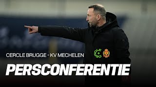 CERCLE BRUGGE - KV MECHELEN | Persconferentie na de wedstrijd (1-0)