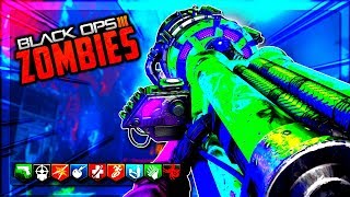 Call of Duty Black Ops 3 Zombies Revelations Round 100 Speedrun Attempt Solo Gameplay