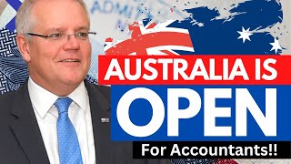 Australian is OPEN Immigration especially For Accountants ~ Australia Work Visa 2023 Updates