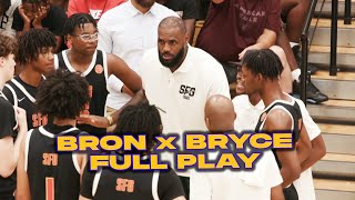 Bryce James x Coach LeBron Full Play vs NH Lightning | EYBL | July 7, 2023
