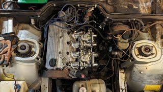 Porsche 924 Weber carb swap step by step.